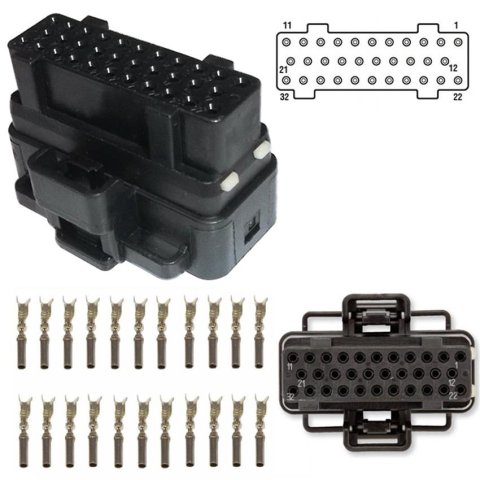 Bostech Harness Connectors WH02703 Fuel Injector Control Module Connector, thumbnail 1