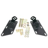 RideTech Motor Mounts for 1965-1979 F-100, 1975-1979 F-150 - 12319502 Engine Mount Brackets, Steel, Black, Ford, Chevy Small Block, Chevy Big Block, LS, Pair thumbnail 1