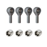 RideTech Suspension Kits, Air Spring Replacement Parts 11009518 System, R-Joint 8 Pack - Weld-On. Includes 4 RH Threaded R-Joints and 4 weld on R-Joints. thumbnail 2