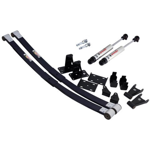 RideTech StreetGrip Composite Leaf Springs 11364810 Spring, Composite, Black, Delrin Bushings, HQ Series Shock, Rear, Chevrolet, GMC, Kit thumbnail 1