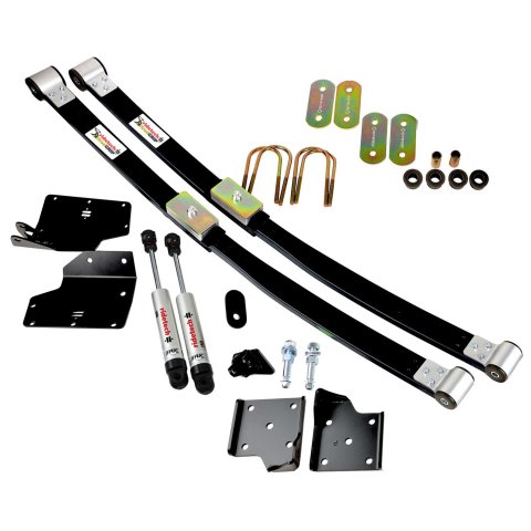 RideTech StreetGrip Composite Leaf Springs for 1964-1966 MUSTANG - 12094810 Spring, Composite, Black, Delrin Bushings, HQ Series Shock, Rear, Ford, Kit thumbnail 1