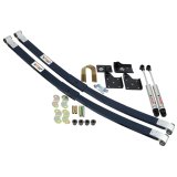 Ridetech Streetgrip Composite Leaf Springs for 1955-1957 BEL AIR, ONE-FIFTY SERIES, TWO-TEN SERIES - 11014810 Spring, Composite, Black, Delrin Bushings, HQ Series Shock, Rear, Chevrolet, Kit thumbnail 1