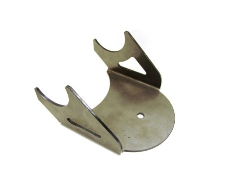 RideTech Replacement Air Spring Mounts 90000431 Bracket, Axle Mount, Bag Mount, Weld-on, Steel, Natural, Each thumbnail 2
