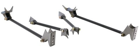 RideTech Triangulated 4-Link Systems 18988099 Suspension Kit, 4-Link, Rear, Universal, Polished, Kit
