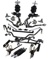 RideTech 1964-66 Mustang Air Suspension Systems for 1964-1966 MUSTANG - 12090296 System, Lowered, Hub Spindles, HQ Series ShockWave, Rear 4-Link, Ford, Kit thumbnail 6