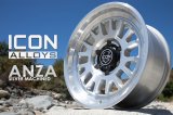 ICON Alloys - Wheels for 2018-2025 WRANGLER 8217857345SM Wheel, Anza, Cast Aluminum, 17 in. x 8.5 in., Machined, Natural, 5 x 5.00 in. Bolt Circle, -6.00mm Offset, 4.50 in. Backspace, Each thumbnail 6