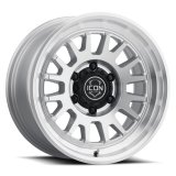 Icon Alloys Anza Silver Machined Wheels 8217858347SM Wheel, Anza, Cast Aluminum, 17 in. x 8.5 in., Machined, Natural, 6 x 5.50 in. Bolt Circle, 0.00mm Offset, 4.75 in. Backspace, Each thumbnail 1