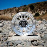Icon Alloys Anza Silver Machined Wheels 8217858347SM Wheel, Anza, Cast Aluminum, 17 in. x 8.5 in., Machined, Natural, 6 x 5.50 in. Bolt Circle, 0.00mm Offset, 4.75 in. Backspace, Each thumbnail 3
