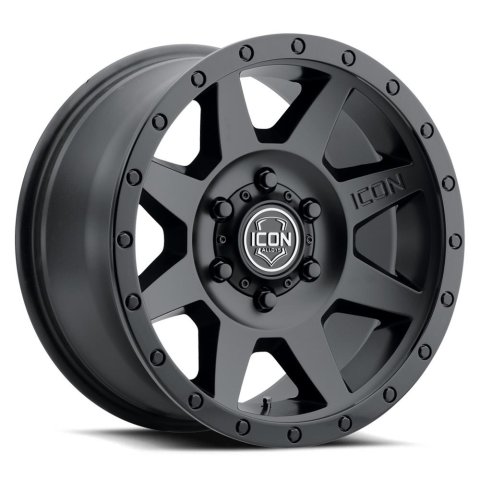 ICON Alloys Wheels 1820908955DB WHEEL REBOUND DBL BLACK - 20 X 9 / 8 X 180 / 12MM / 5.5" BS