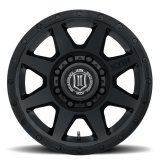 ICON Alloys Wheels 1817858052DB WHEEL REBOUND HD DBL BLACK - 17 X 8.5 / 8 X 6.5 / 13MM / 5.25" BS thumbnail 3