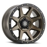 Icon Alloys Rebound Bronze Wheels 17x8.5 Wheel, Rebound, Aluminum, Bronze, 17 in. x 8.5 in., 5 x 4.5 in./5 x 114.3mm, Bolt Circle, 4.750 in. Backspace, Each thumbnail 3