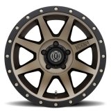 Icon Alloys Rebound Bronze Wheels 17x8.5 Wheel, Rebound, Aluminum, Bronze, 17 in. x 8.5 in., 5 x 4.5 in./5 x 114.3mm, Bolt Circle, 4.750 in. Backspace, Each thumbnail 5