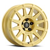 ICON Alloys Wheels 7017805060GG Wheels, RICOCHET, 17 x 8, GLOSS GOLD, 5 x 100, 6", 38mm, 56.1mm, 1850 LBS thumbnail 1