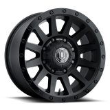 ICON Alloys Wheels 2018908055DB WHEEL COMPRESSION HD DBL BLK - 18 X 9 / 8 X 6.5 / 12 MM / 5.5" BS thumbnail 2