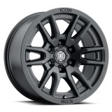 Icon Alloys Vector 6 Satin Black Wheels 17x8.5 Wheel, VECTOR SAT BLK - 17 X 8.5 / X 5.5 / 25MM / 5.75" BS thumbnail 1