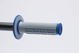 Renthal MX Dual Compound Grips G157 Grips, Compound, Rubber, Gray/Blue, Twist Throttle Compatible, 7/8 in. Bar Diameter, Pair thumbnail 2