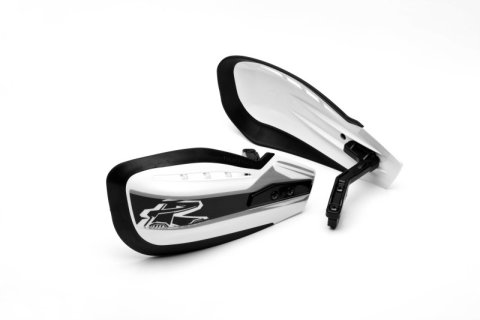 Renthal MOTO Hand Guards HG-100-WT Guards, MOTO, Polycarbonate, White/Black, Pair thumbnail 4