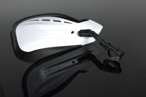Renthal MOTO Hand Guards HG-100-WT Guards, MOTO, Polycarbonate, White/Black, Pair thumbnail 5