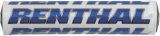 Renthal SX Bar Pads P209 Handlebar Pad, Crossbar, SX, Foam, Vinyl Cover, White, Blue, Logo, 10 in. Length, Each thumbnail 1