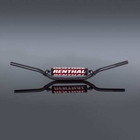 Renthal Twinwall Handlebars 922-01-BK-07-185 Handlebars, Twinwall, RC High Style, Aluminum, Black Anodized, 1.125 in. Diameter, 31.575 in. Width, Each thumbnail 2