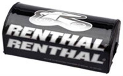 Renthal Fatbar Pads P230 Handlebar Pad, Fatbar, 1 1/8 in. Size, Foam, Vinyl Cover, Black, Logo, Each thumbnail 1