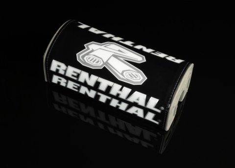 Renthal Fatbar Pads P230 Handlebar Pad, Fatbar, 1 1/8 in. Size, Foam, Vinyl Cover, Black, Logo, Each thumbnail 2