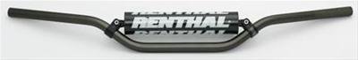 Renthal 7/8 in. Handlebars 966-05-GR-01-185 Handlebars, Reed/Windham Style, Aluminum, Gray Anodized, Diameter, 31.614 Width, Each