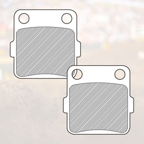 Renthal RC-1 Works Brake Pads BP-110 Pads, Works, Semi-metallic, Rear, Yamaha, Set thumbnail 3
