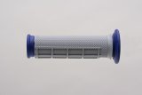Renthal MX Dual Compound Grips G170 Grips, Compound, Rubber, Gray/Blue, Thumb Throttle Compatible, 7/8 in. Bar Diameter, Pair thumbnail 2