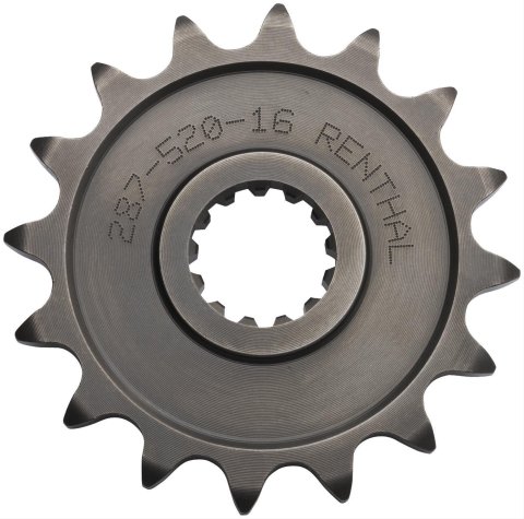 Renthal Grooved Front Sprockets 439--520-12GP Sprocket, Front, Steel, Natural, 12-Tooth, 520 Chain Size, for use on Honda®, Each