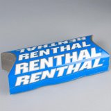 Renthal Fatbar Pads P281 Handlebar Pad, Fatbar, Foam, Blue Vinyl Cover, Logo, 1 1/8 in. Bar Size, Each thumbnail 1