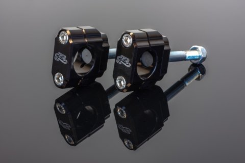 Renthal Bar Mounts CL019 Handlebar Mount, Billet Aluminum, Black Anodized, 5mm Offset, Kawasaki, Pair thumbnail 2