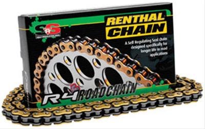 Renthal R4 SRS Z-Ring Road Drive Chains C323 Chain, Z-Ring, 520 Size, 110-Links, 8,093 lbs./in. Tensile Strength, Gold/Black, Each thumbnail 3