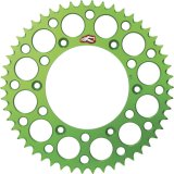 Renthal Ultralight Rear Sprockets 112U-520-52GEGN Sprocket, Ultralight, Rear, Aluminum, Green Anodized, 52-tooth, 520 Chain Size, Kawasaki, Suzuki, Each thumbnail 1