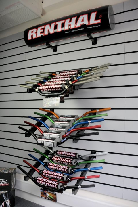 Renthal ZZZ Displays U-RN-WALL-DISP HANDLEBAR SLATWALL DISPLAY