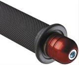 Renthal End Plugs E192 Handlebar Ends, Plugs, Aluminum, Red Anodized, 7/8 in., 1 1/8 in., Pair thumbnail 1