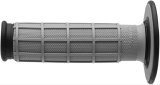 Renthal MX Dual Compound Grips G152 Grips, Compound, Rubber, Gray/Black, Twist Throttle Compatible, 7/8 in. Bar Diameter, Pair thumbnail 1