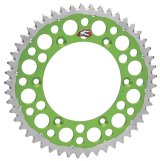 Renthal Twinring Sprockets 1120-520-50GPGN Sprocket, Twinring, Rear, Steel/Aluminum, Green Anodized, 50-tooth, 520 Chain Size, Kawasaki, Each thumbnail 1
