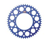 Renthal Ultralight Rear Sprockets 224U-520-49GPBU RENTHAL 49 GPBU REAR SPRKT thumbnail 1
