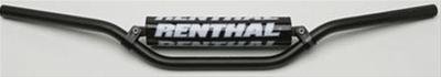 Renthal 7/8 in. Handlebars 966-05-BK-01-185 Handlebars, Reed/Windham Style, Aluminum, Black Anodized, Diameter, 31.614 Width, Each