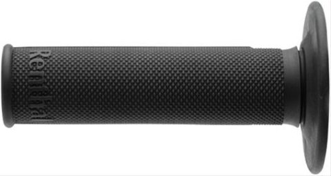 Renthal Original Series Grips G091 Grips, Single Compound, Rubber, Black, 7/8 in. Bars, Firm Feel, Pair thumbnail 1