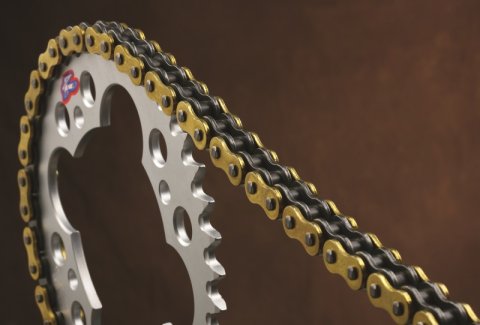 Renthal R4 ATV Z-Ring Drive Chains C302 Chain, Z-Ring, 520 Size, 100-Links, 8,093 lbs./in. Tensile Strength, Gold/Black, Each thumbnail 2