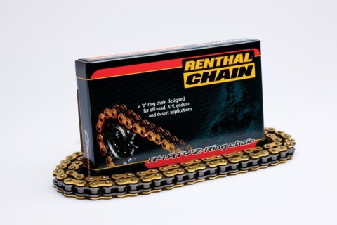Renthal R4 ATV Z-Ring Drive Chains C302 Chain, Z-Ring, 520 Size, 100-Links, 8,093 lbs./in. Tensile Strength, Gold/Black, Each thumbnail 3