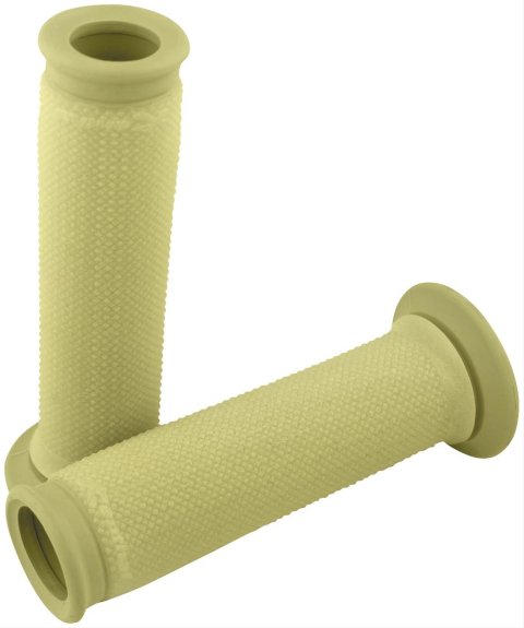 Renthal Road Dual Series Grips with Kevlar® G175 Grips, Compound Kevlar®, Rubber, Yellow, 125mm Length, 7/8 in. Bar Diameter, Pair thumbnail 1