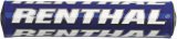 Renthal Mini SX Bar Pads P217 Handlebar Pad, Crossbar, SX, Foam, Vinyl Cover, Blue, Logo, 8.50 in. Length, Each thumbnail 1