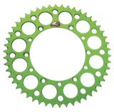 Renthal Ultralight Rear Sprockets 112U-520-49GEGN Sprocket, Ultralight, Rear, Aluminum, Green Anodized, 49-tooth, 520 Chain Size, Kawasaki, Each thumbnail 1