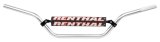 Renthal 7/8 in. Handlebars 837-01-SI-01-185 Handlebars, in., Vintage Mid, Aluminum, Silver Anodized, 0.875 Diameter, 34.410 Width, Each thumbnail 1