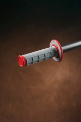 Renthal MX Dual Compound Grips G156 Grips, Compound, Rubber, Gray/Red, Twist Throttle Compatible, 7/8 in. Bar Diameter, Pair thumbnail 2
