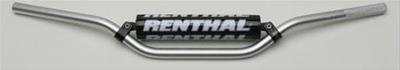 Renthal 7/8 in. Handlebars 636-01-SI-03-219 Handlebars, Yamaha YFZ350 Style, Aluminum, Silver Anodized, 0.875 Diameter, 30.512 Width, Each