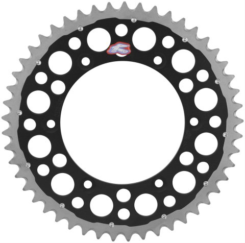Renthal Twinring Sprockets 1500-520-50GPBK Sprocket, Rear, Aluminum/Steel, Black Anodized, 50-Tooth, 520 Chain Size, for use on Honda®, Yamaha, Each thumbnail 3